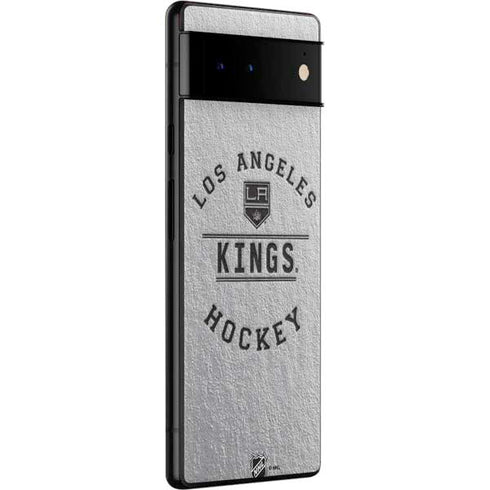 NHL Los Angeles Kings Black Text Google Pixel 6 Pro Skin